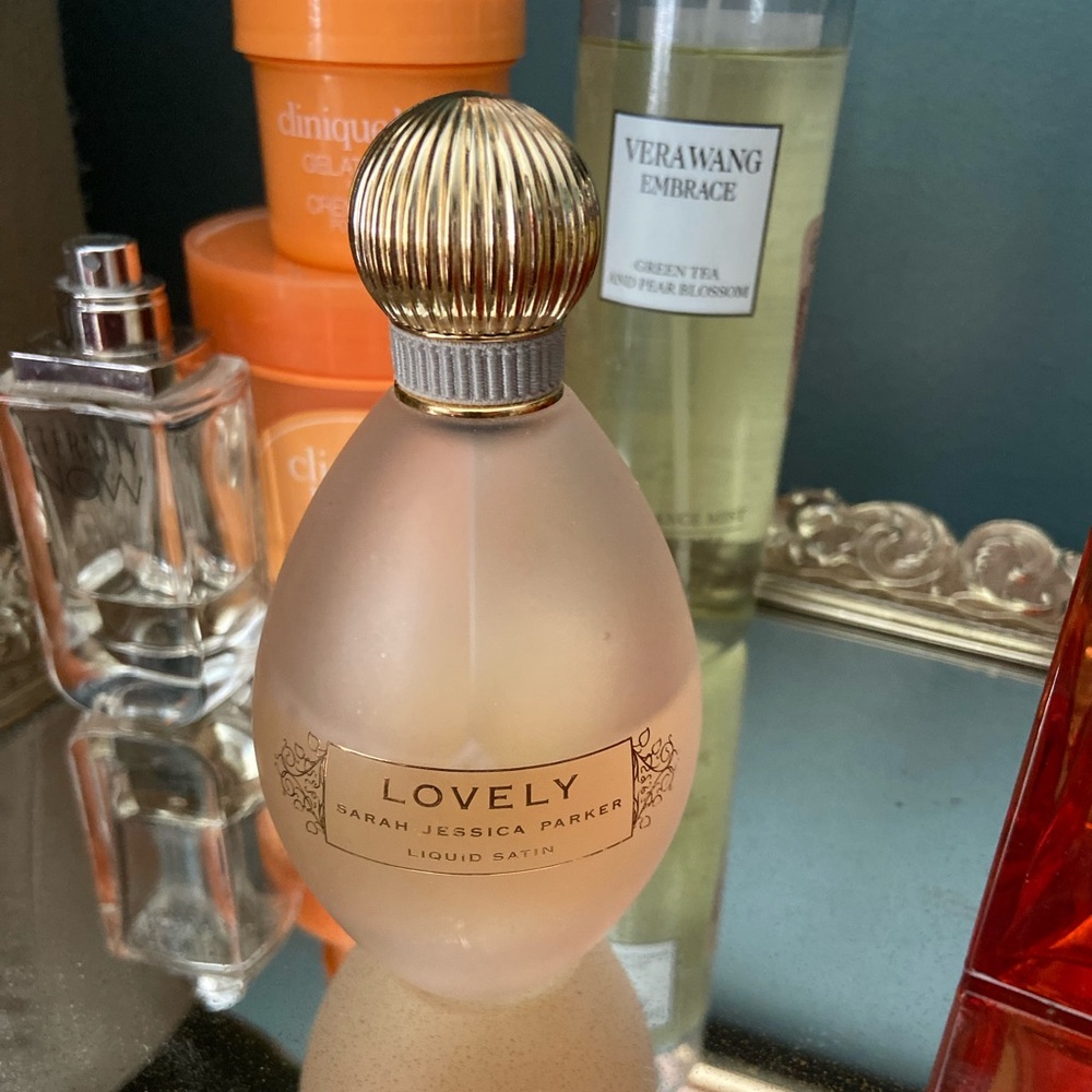 SELLING BOTTLE ONLY - 1/2 full Lovely Liquid Satin By Sarah Jessica Parker